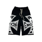 Mixed Emotions Black “Classic” 3/4 Shorts