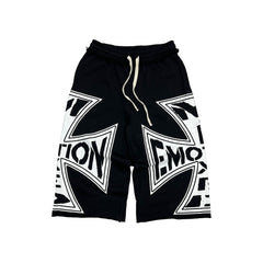 Mixed Emotions Black “Classic” 3/4 Shorts