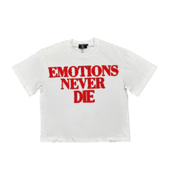 Mixed Emotions Red ‘End’ Rhinestone Tee