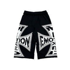 Mixed Emotions Black “Classic” 3/4 Shorts