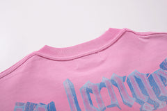 Rare Peace Coastal Vintage Rhinestone Statement Graphic Tee
