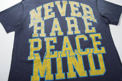 Rare Peace Horizon Distressed Crystal Oversized Streetwear Tee