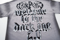 Rare Peace Solstice Vintage Rhinestone Oversized Graphic T-Shirt