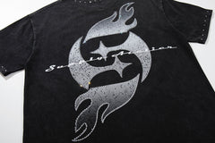 Supply Underground Rhinestone Street Graphic Tee