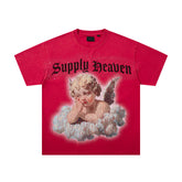 Supply Street Theory Rhinestone Graphic Oversized Tee