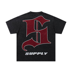 Supply Urban Legacy Rhinestone Oversized Graphic Tee