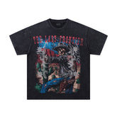 Supply Rebel Rhinestone Graphic Oversized Street Tee