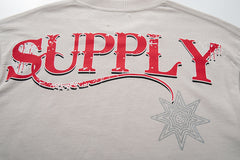 Supply Motion Rhinestone Graphic Oversized Street Tee