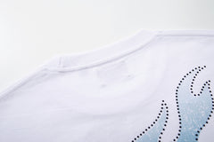 Supply Street Ritual Rhinestone Graphic Oversized Tee