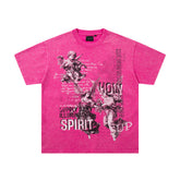 Supply Streetline Rhinestone Graphic Oversized Tee
