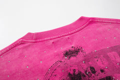 Supply Streetline Rhinestone Graphic Oversized Tee
