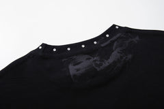 BKYS Street Icon Portrait Rhinestone Vintage Graphic Tee