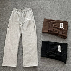Broken Planet Printed Loose Straight Pants for Men