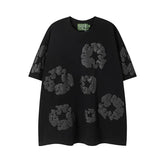 Denim Tears Foam Print Short Sleeve Tee Black