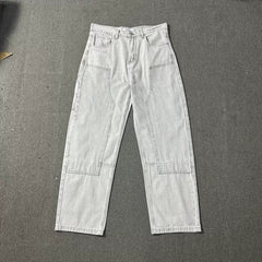 Broken planet trendy loose straight leg jeans