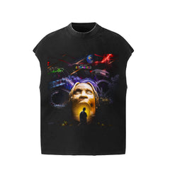 Travis Scott American Hip Hop Relaxed Sleeveless Tee