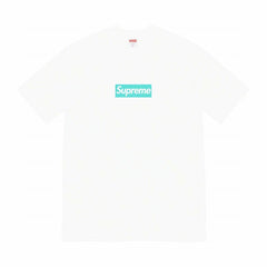 Supreme Glitter Outline Box Logo T-Shirt - White