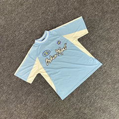 Broken planet summer sports and leisure contrasting color jersey