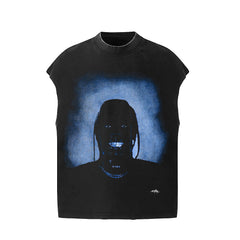 Travis Scott American Streetwear Loose Fit Vest