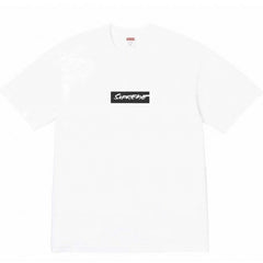 Supreme Bordered Box Logo T-Shirt - White