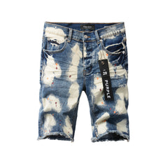 Purple Jeans Fashionable Blue Jean Shorts 5090 with a Modern Cut and Comfortable Fit