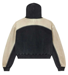 Vale Forever Star Zip Up Hoodie Black