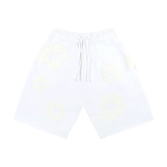 Denim Tears Mono Cotton Wreath Shorts White
