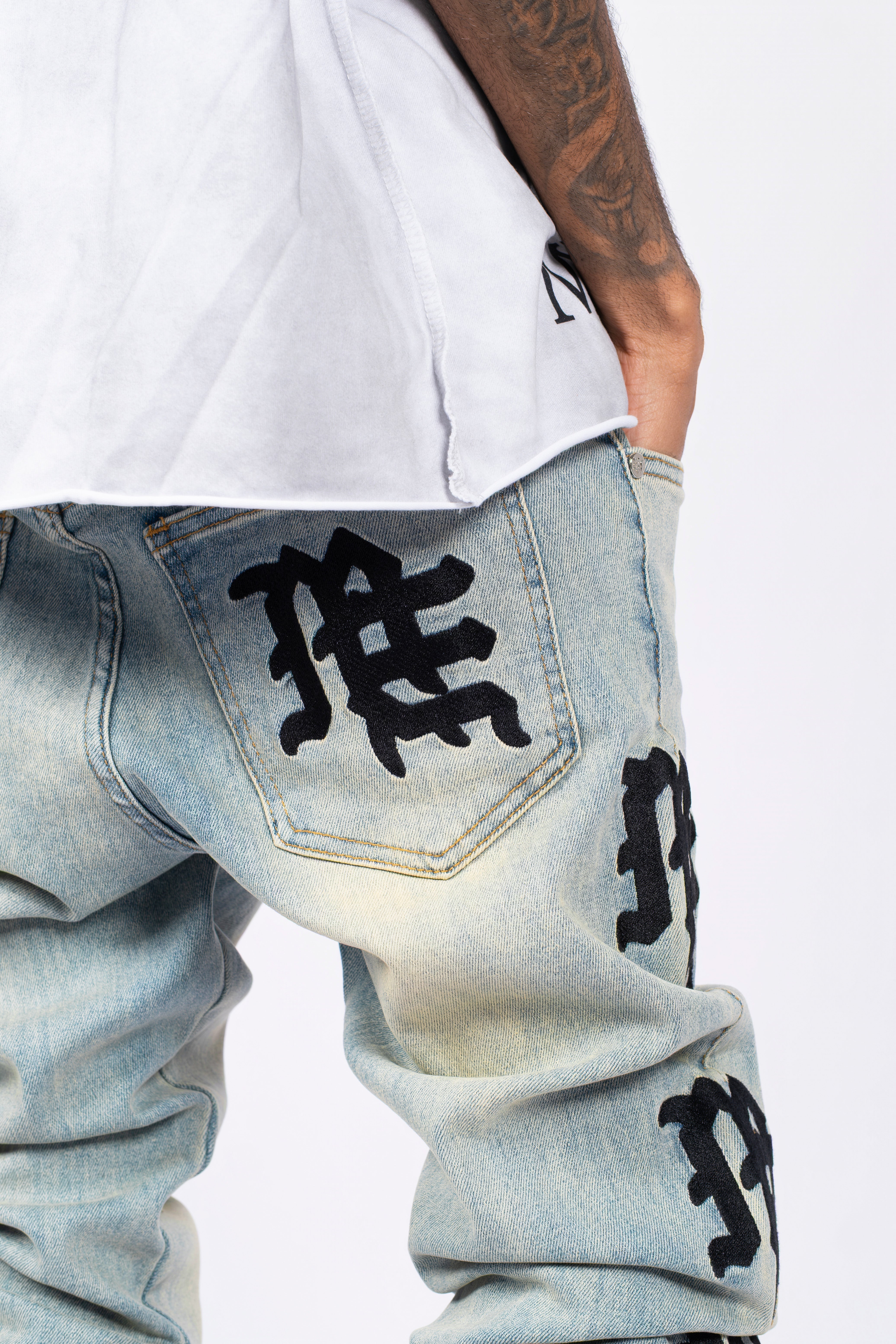 Mixed Emotions　‘Desert’ Monogram Denim