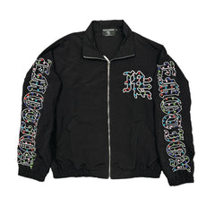 Mixed Emotions “ME” Rhinestone Nylon Jacket