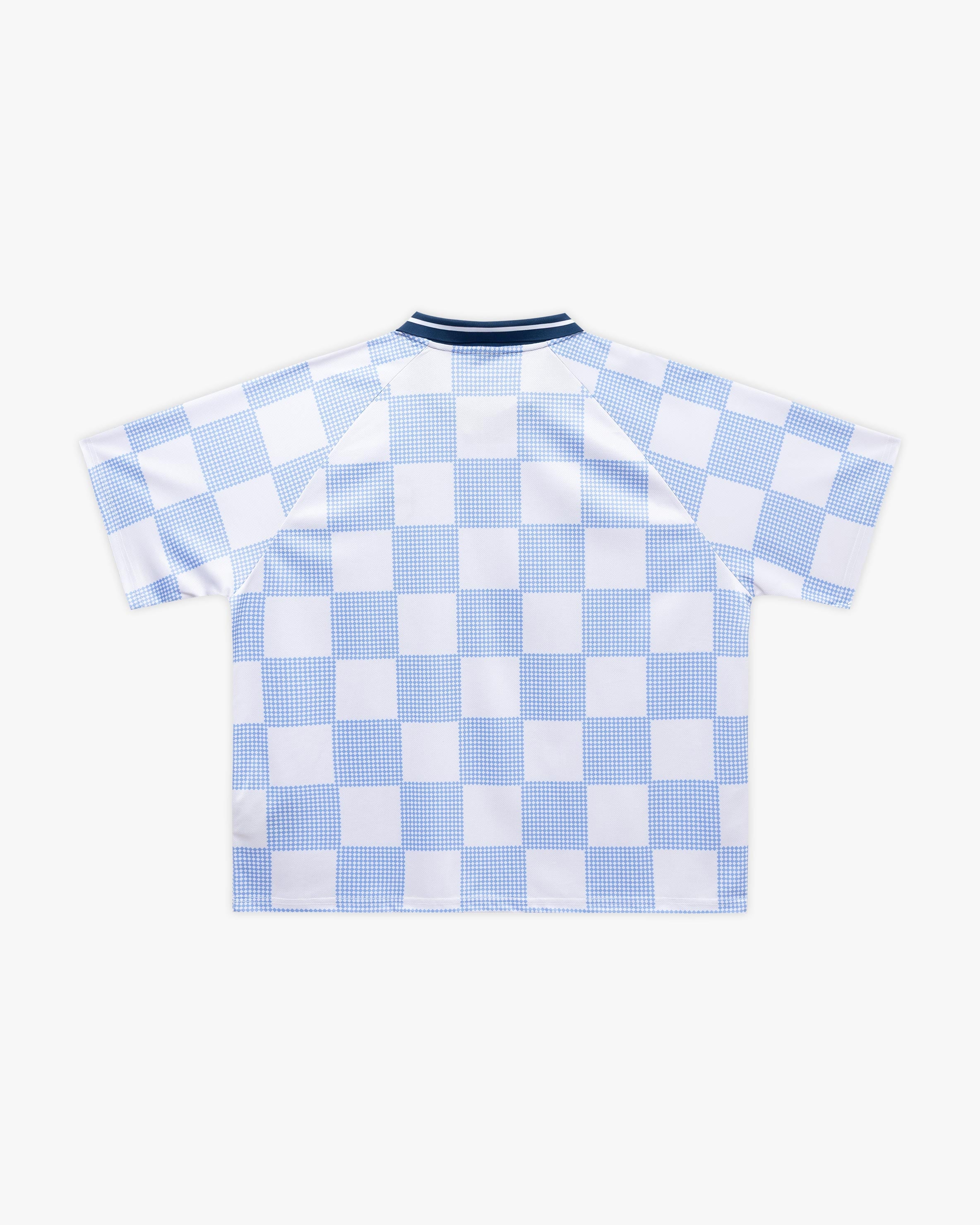 CARO CHECKER JERSEY BLUE/WHITE