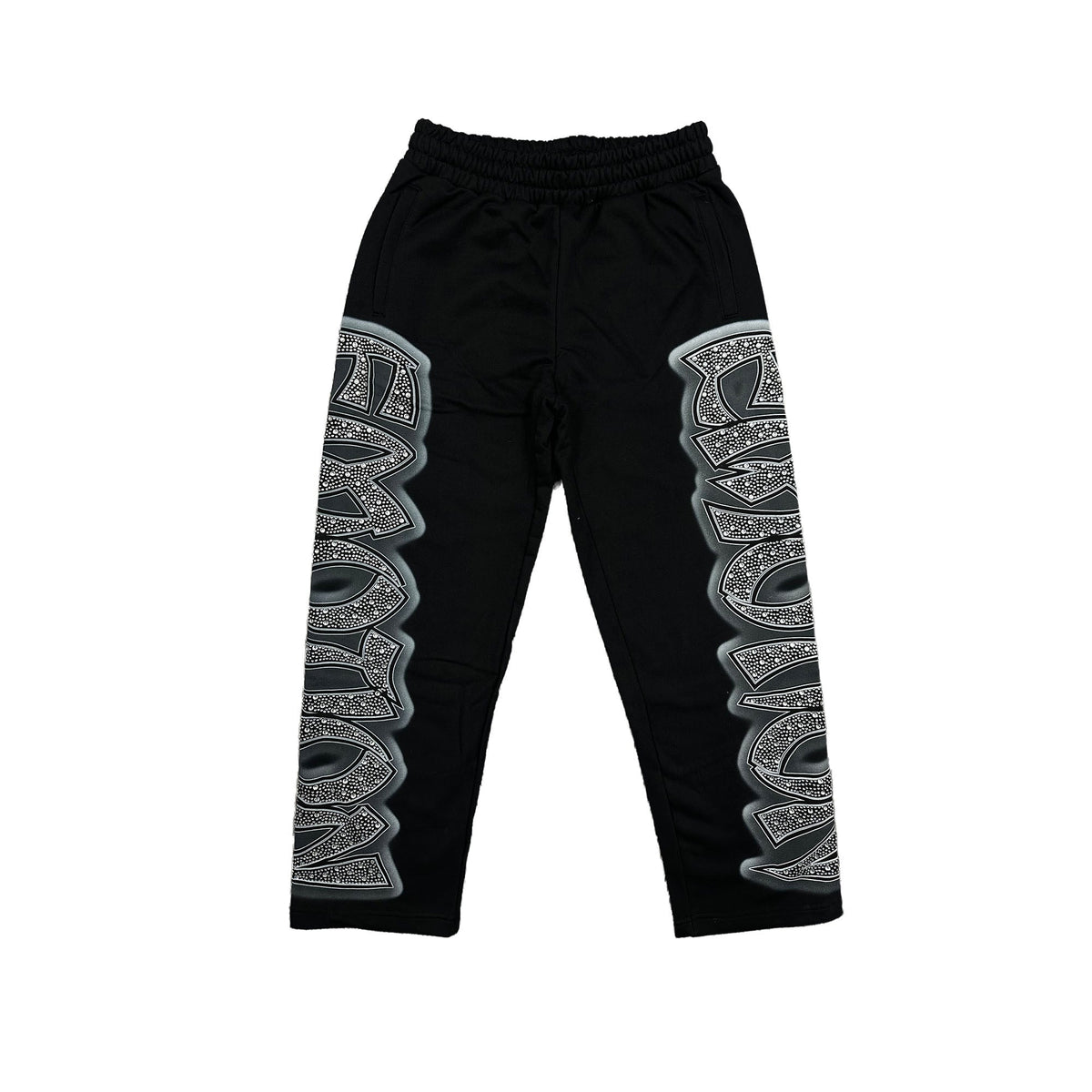 Mixed Emotions　‘Midnight’ Rhinestone Sweatpants