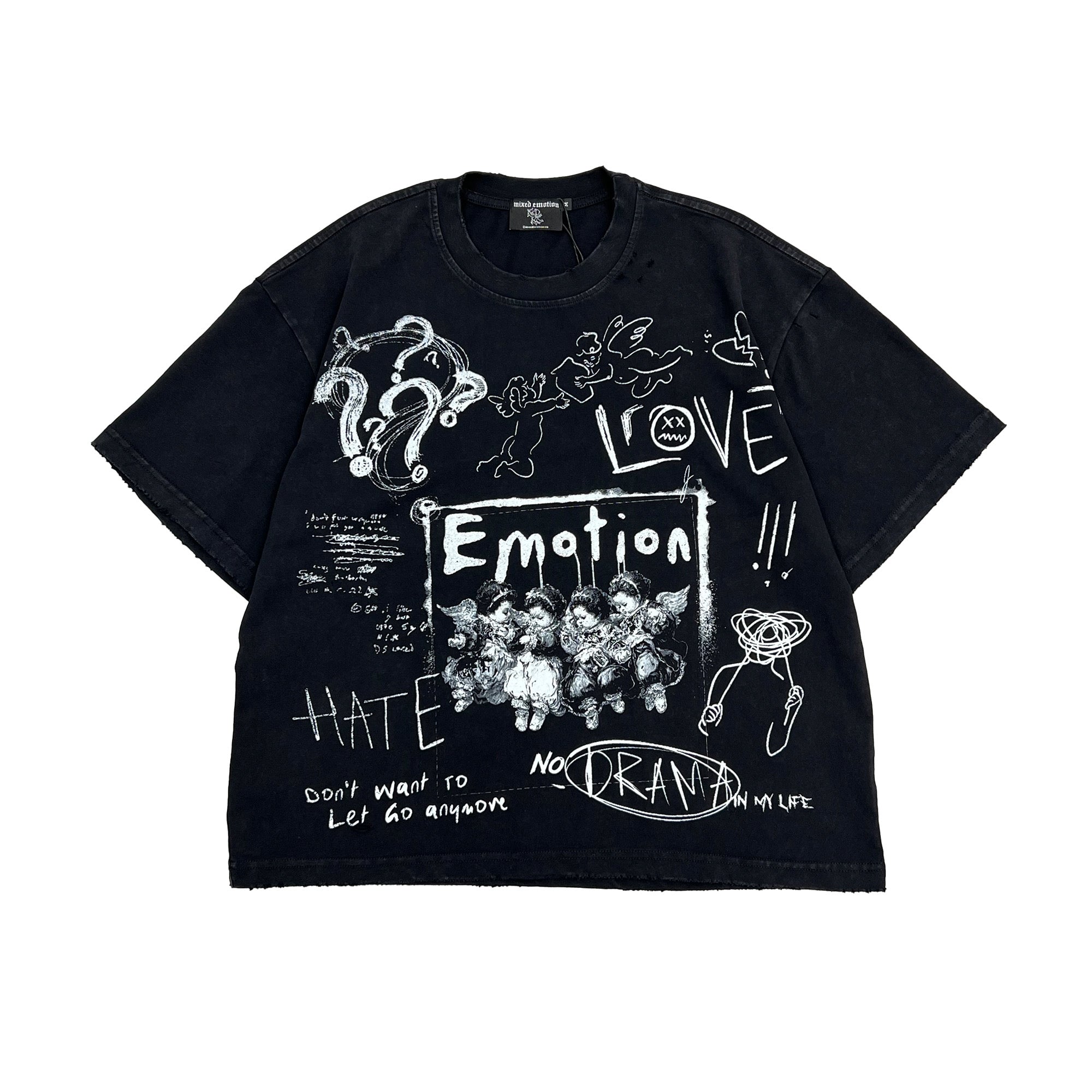 Mixed Emotions　Black “Chaos” Tee