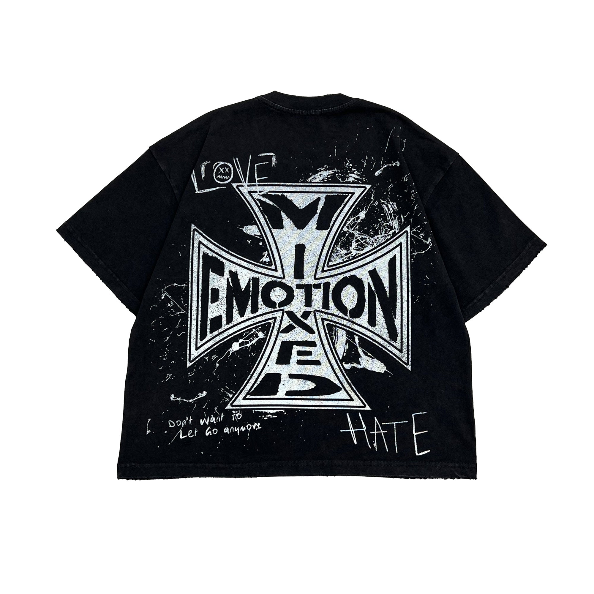 Mixed Emotions　Black “Chaos” Tee