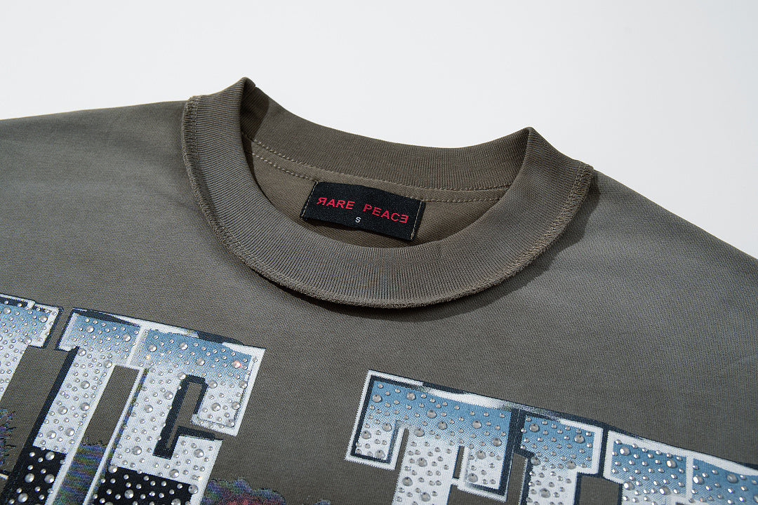 Rare Peace Desert Light Vintage Crystal Graphic Tee
