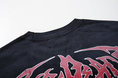 Rare Peace Vintage Mirage Crystal Graphic Oversized T-Shirt