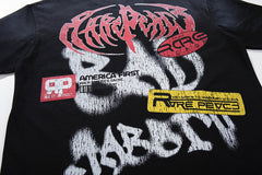 Rare Peace Vintage Mirage Crystal Graphic Oversized T-Shirt