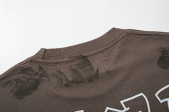 BKYS Vintage Portrait Studded Graphic Loose Fit High Street Tee