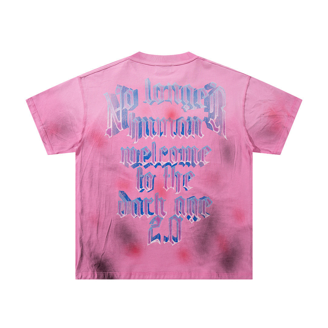 Rare Peace Coastal Vintage Rhinestone Statement Graphic Tee