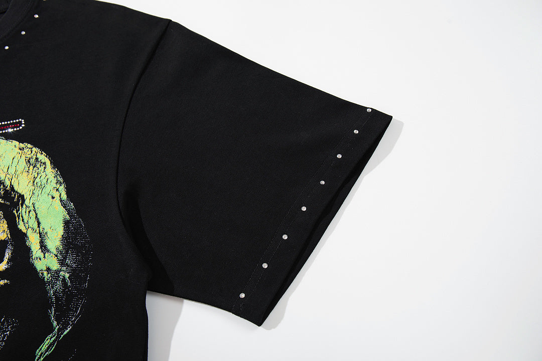 Supply Street Legacy Rhinestone Oversized Graphic Tee