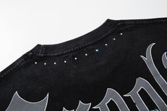 Supply Division Rhinestone Graphic Relaxed Street Tee