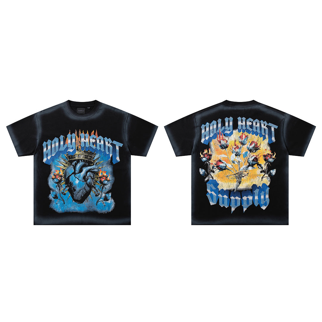 Supply Union Spark Graphic Oversized Urban T-Shirt