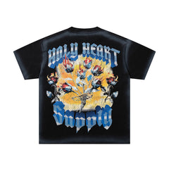 Supply Union Spark Graphic Oversized Urban T-Shirt