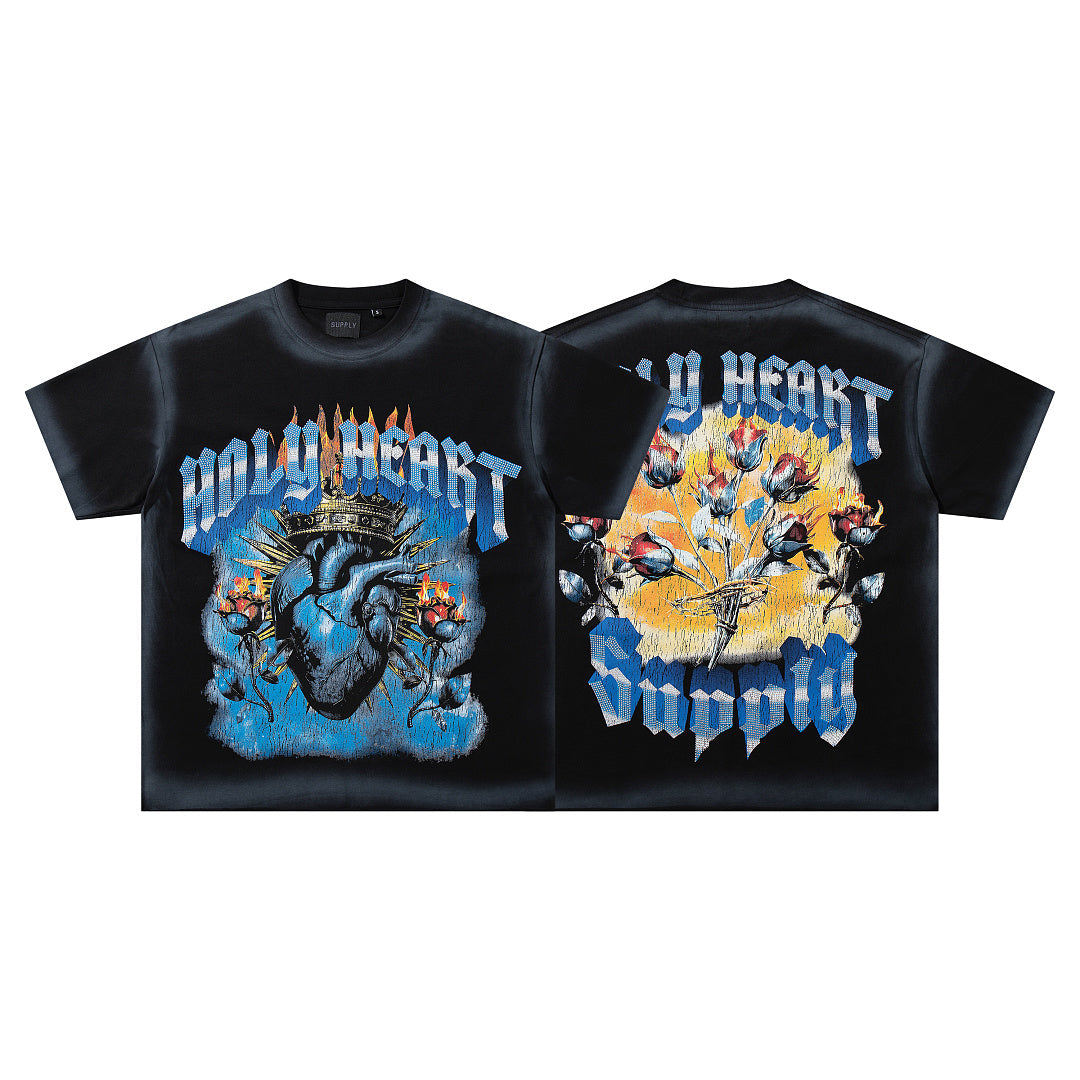 Supply Union Spark Graphic Oversized Urban T-Shirt
