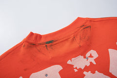 BKYS Urban Portrait Rhinestone Distressed Oversized Graphic Tee