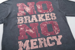 BKYS Distressed Rhinestone Portrait Graphic Oversized Street Tee