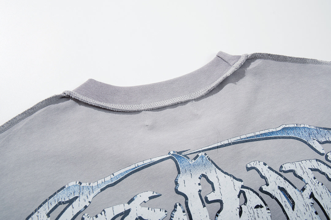 Rare Peace Vintage Horizon Crystal Graphic Relaxed Tee