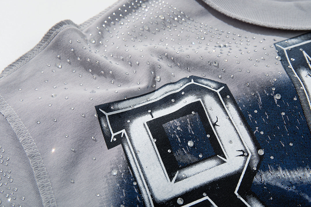 Rare Peace Vintage Horizon Crystal Graphic Relaxed Tee