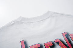 Rare Peace Legacy Faded Crystal Graphic Streetwear T-Shirt