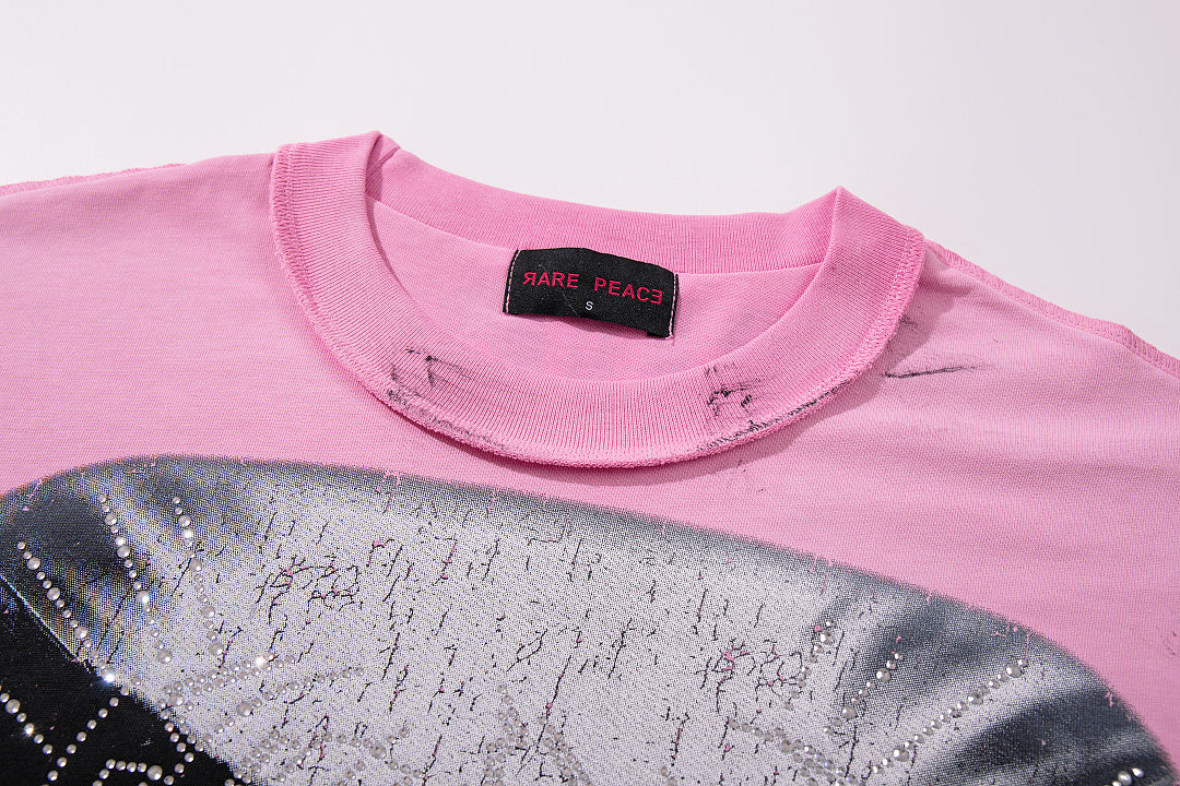 Rare Peace Vintage Drift Crystal Graphic Relaxed Street Tee
