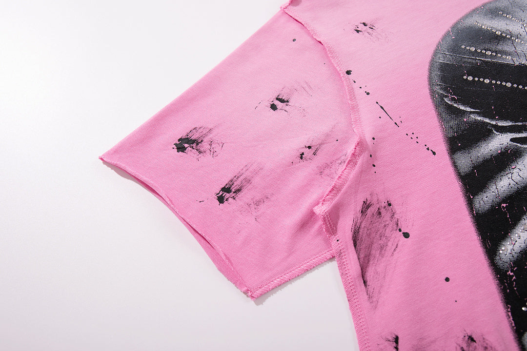 Rare Peace Vintage Drift Crystal Graphic Relaxed Street Tee